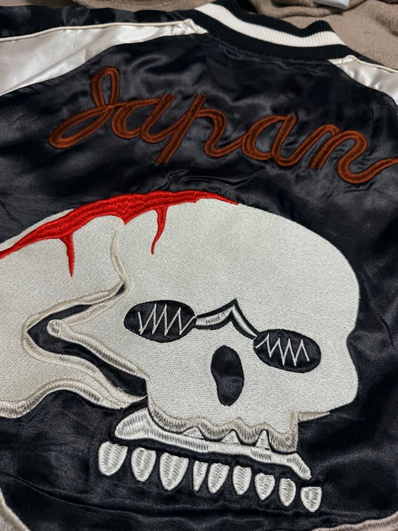 OBORO スカル 日本限定 スカジャン unisex サテン vintage