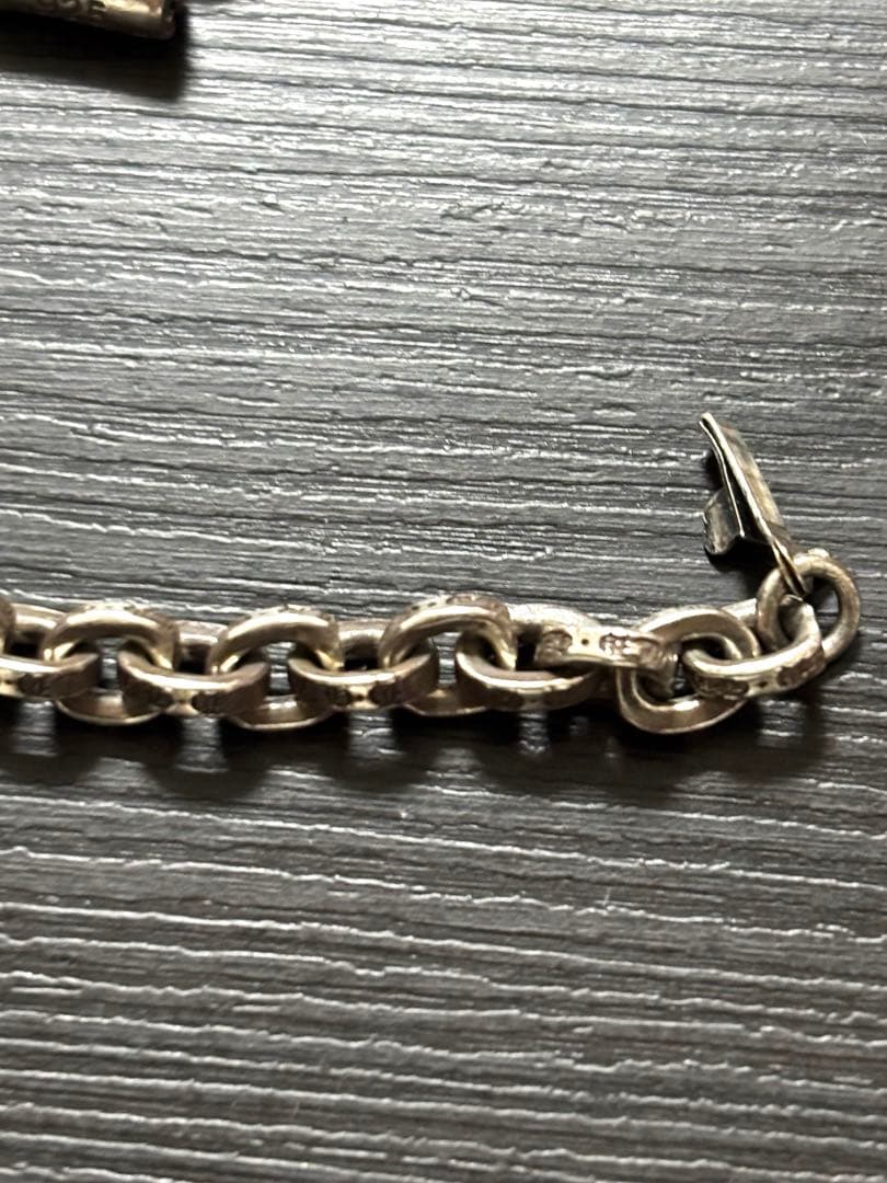 CHROME HEARTS クロムハーツ ペーパーチェーン　ブレスレット7インチ
