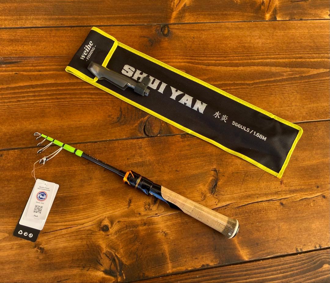 トラウトロッド　5ft6inch スピニングテレスコロッド　渓流釣り　トラウト