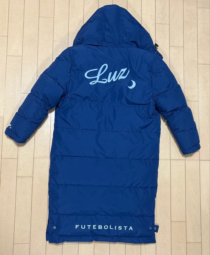 【美品】ルースイソンブラ　サッカーベンチコート150-160 ネイビー紺