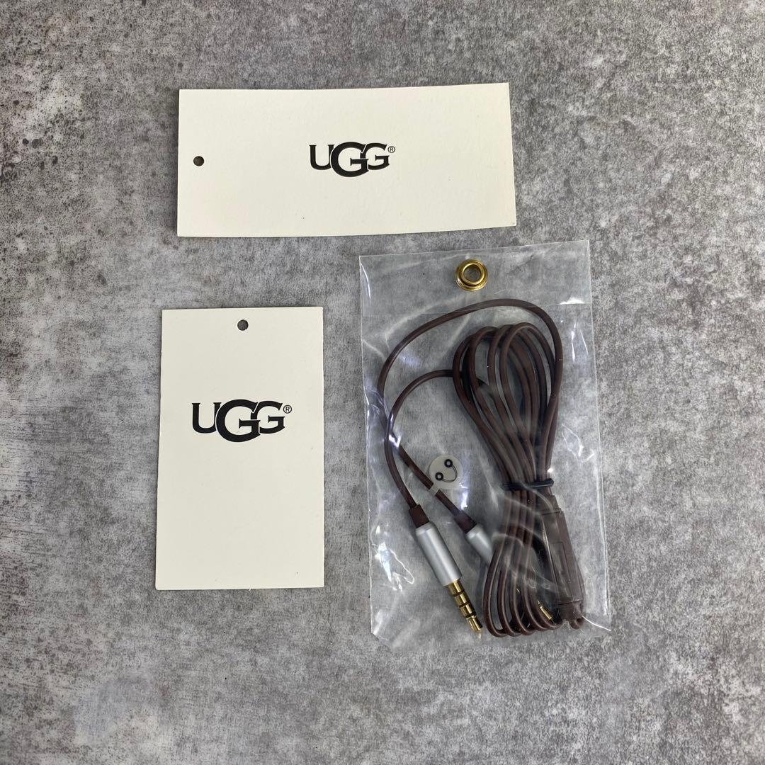 新品 UGG アグ シープスキン イヤーマフ ヘッドフォン イヤホン 有線