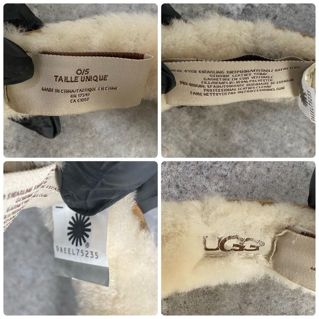 新品 UGG アグ シープスキン イヤーマフ ヘッドフォン イヤホン 有線