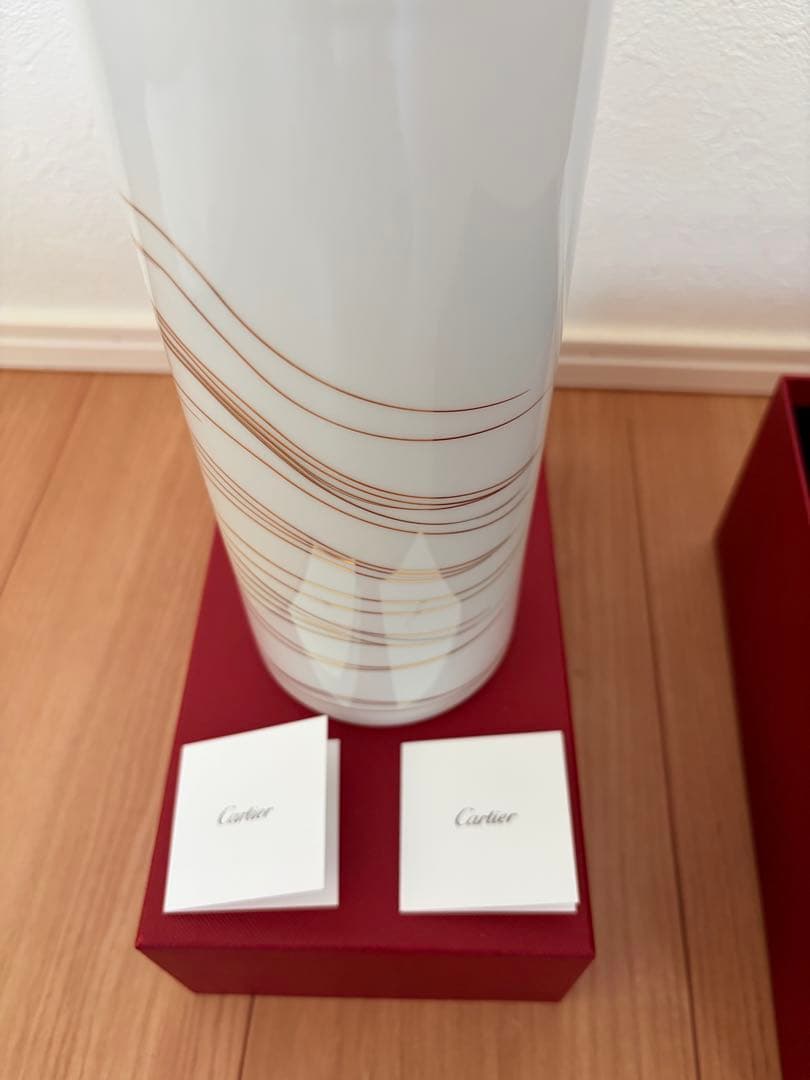 Cartier レオパードデザイン 花瓶　カルティエ銀座オープン記念贈呈品
