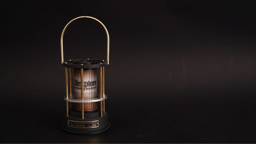 ライト・ランタン heater38 BLACK