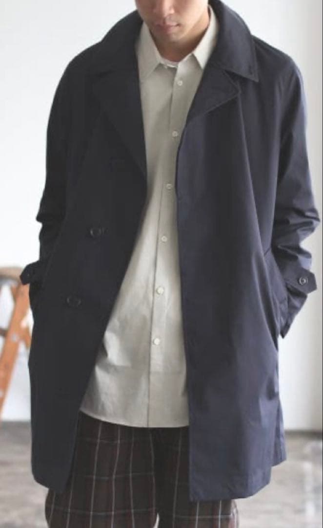 THE NORTH FACE ステンカラーコート　ナナミカ ネイビー