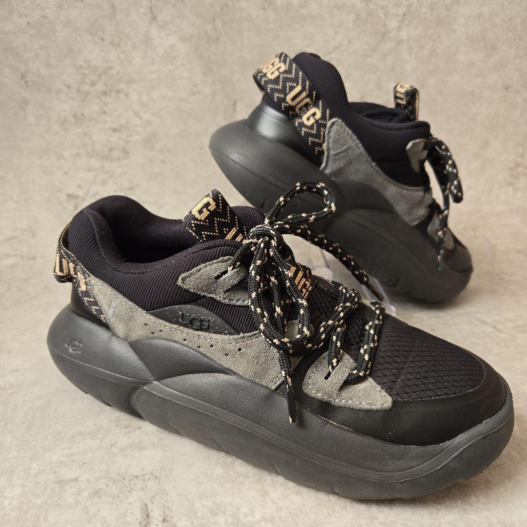 UGG LA Alto Lace Outdoor スニーカー ブラック 24cm