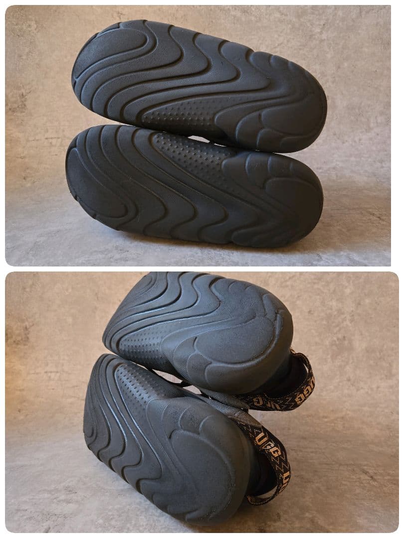 UGG LA Alto Lace Outdoor スニーカー ブラック 24cm