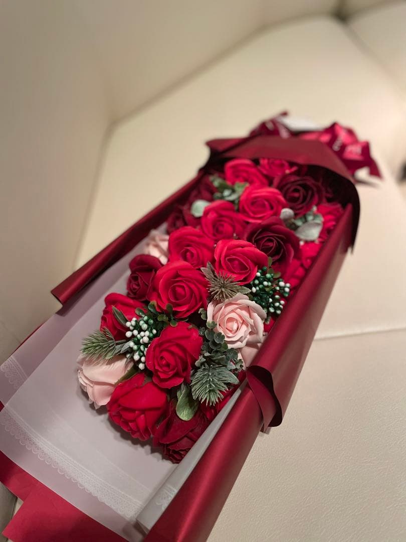 値下げしました！プリザーブドフラワー花束