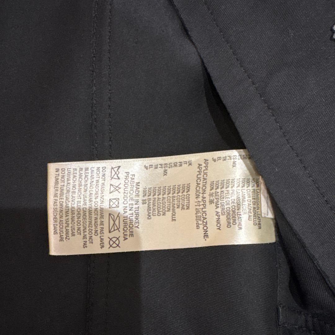 ディーゼル　ブラックゴールド　ラムレザー　ジャケット　ライダース　羊皮　ブラック