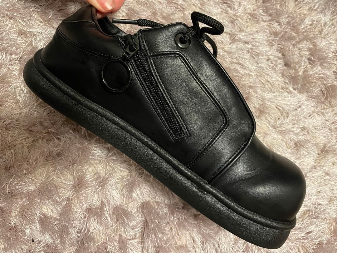 Racbaki ラクバキ コートスニーカー 黒 M(23.5〜24.0cm)美品