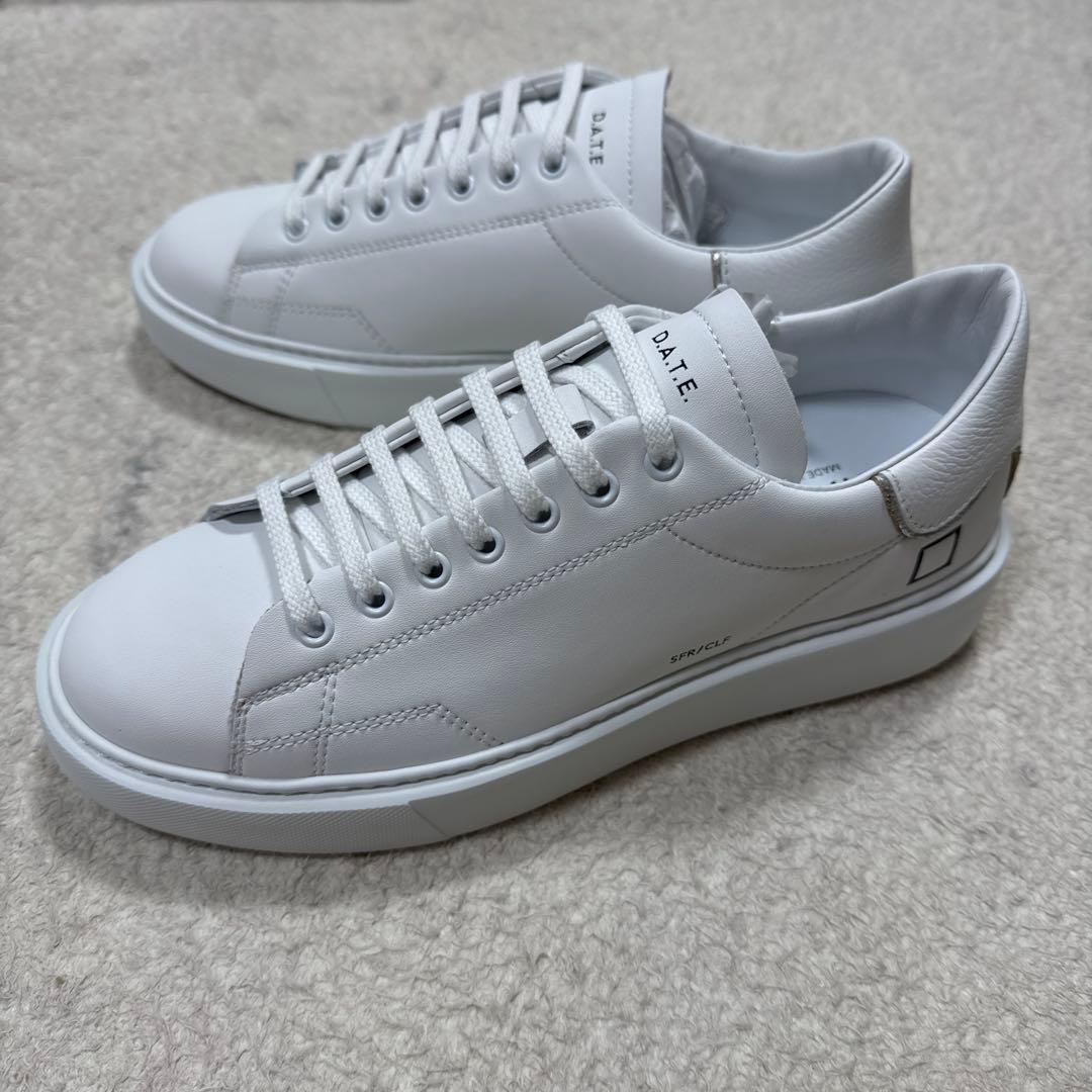 【新品未使用】D.A.T.E. デイト レザースニーカー 白