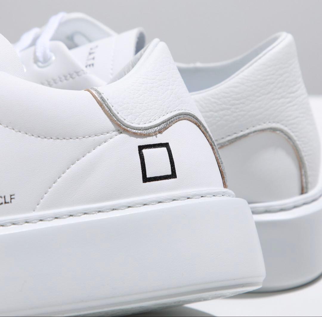 【新品未使用】D.A.T.E. デイト レザースニーカー 白