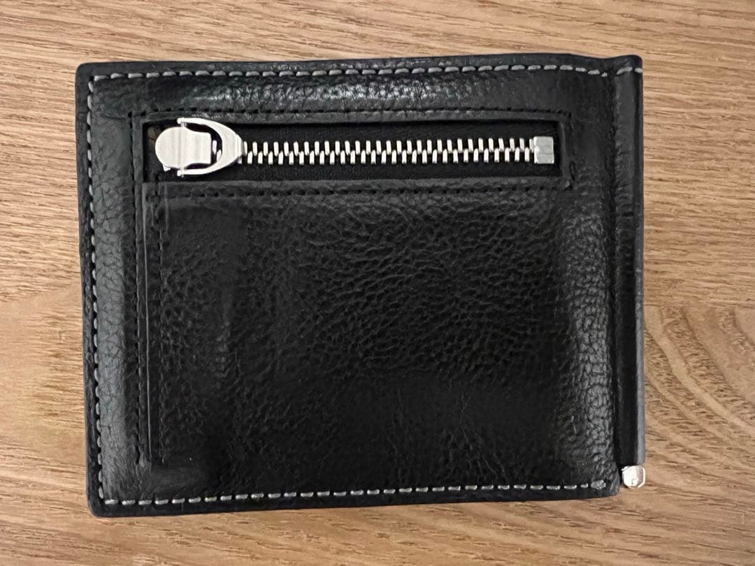 土屋鞄 ウルバーノ マネークリップ 小銭入れ付き ブラック