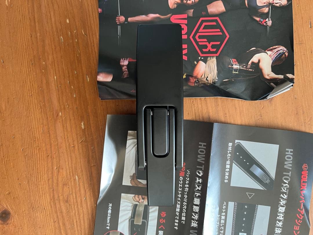 VOLIX レバーアクションベルト ブラック Sサイズ