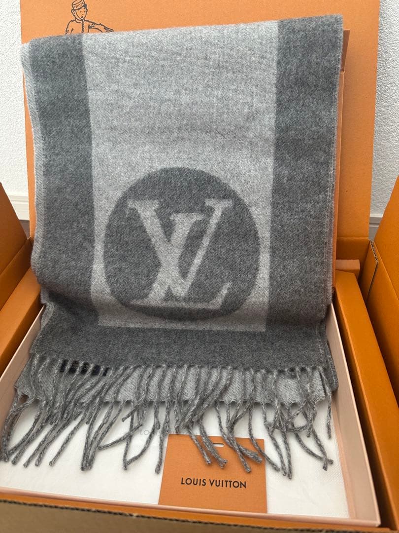 翌日まで配送LOUISVUITTON ルイヴィトン　エシャルプカーディフマフラー