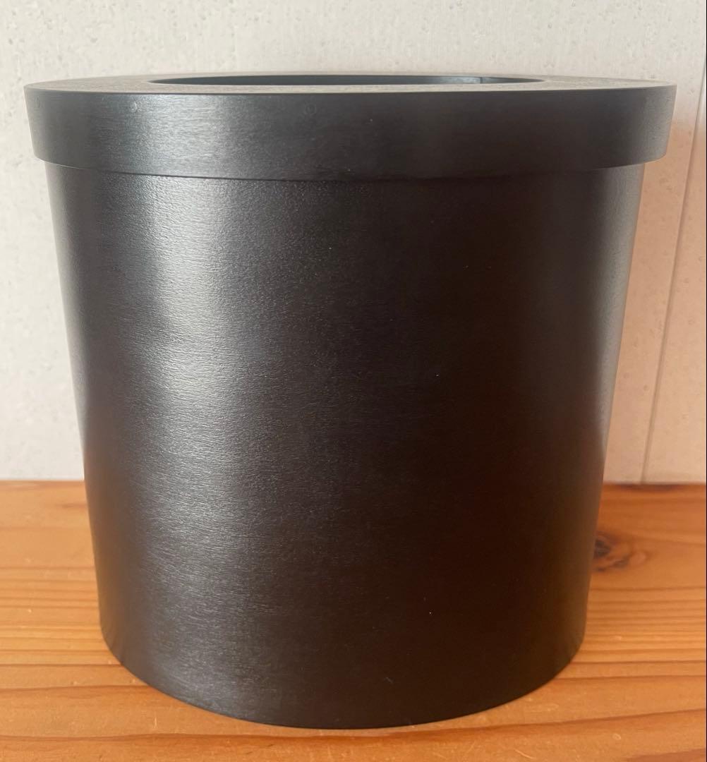 IFUJI 井藤昌志　卓上ゴミ箱　三度塗り黒　シェーカーボックス