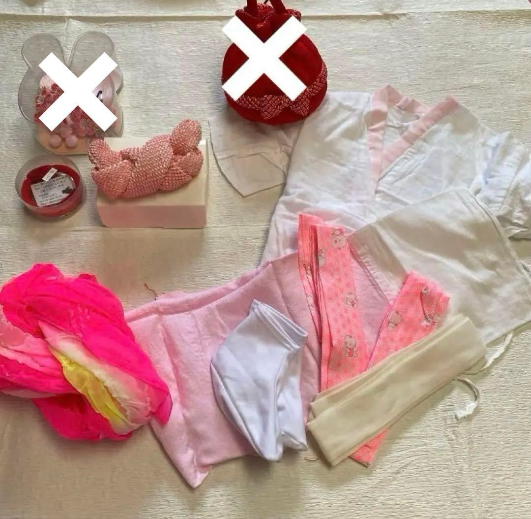 染み抜き＆クリーニング済み！高島屋購入！七五三　３歳　お祝い着セット