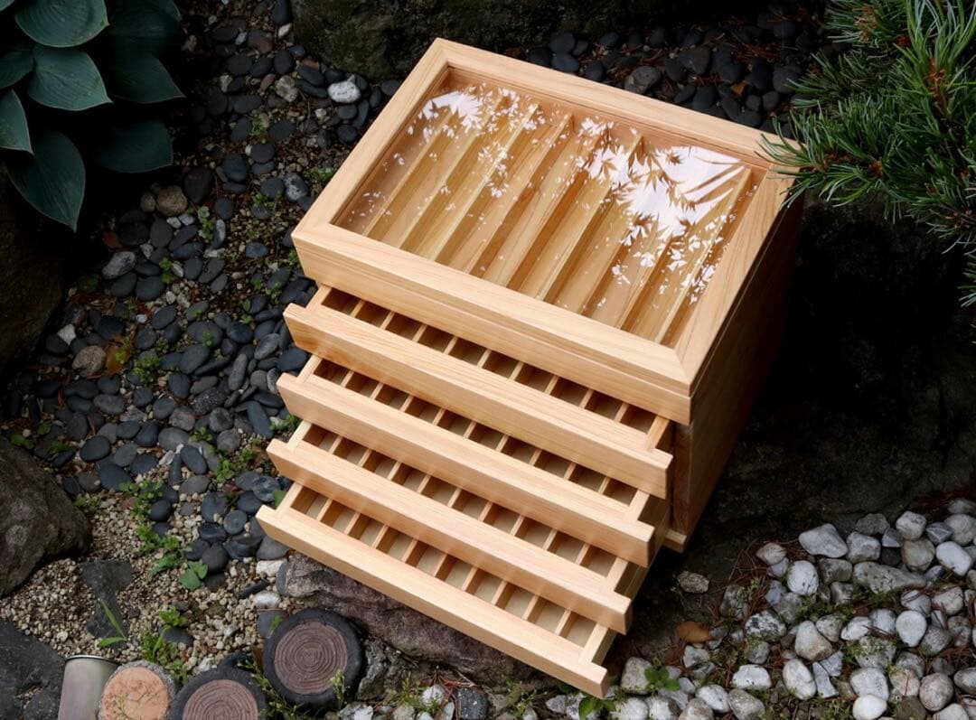 WANCHER Hitasugi Wood Craft 日田杉Penbox 50