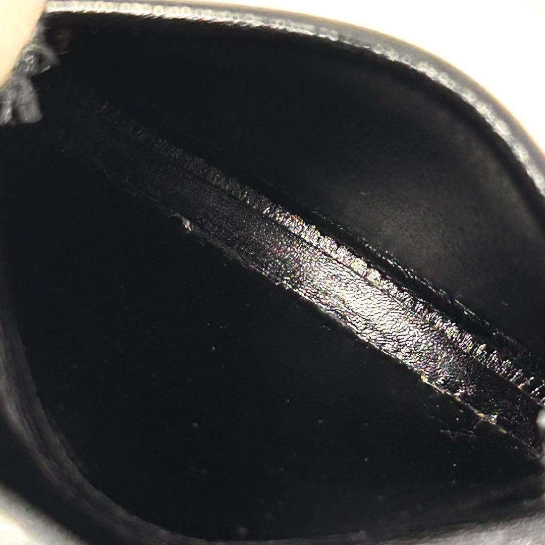 カルティエ パシャ カーフスキン 小銭入れ ケース ブラック ロゴ 黒色