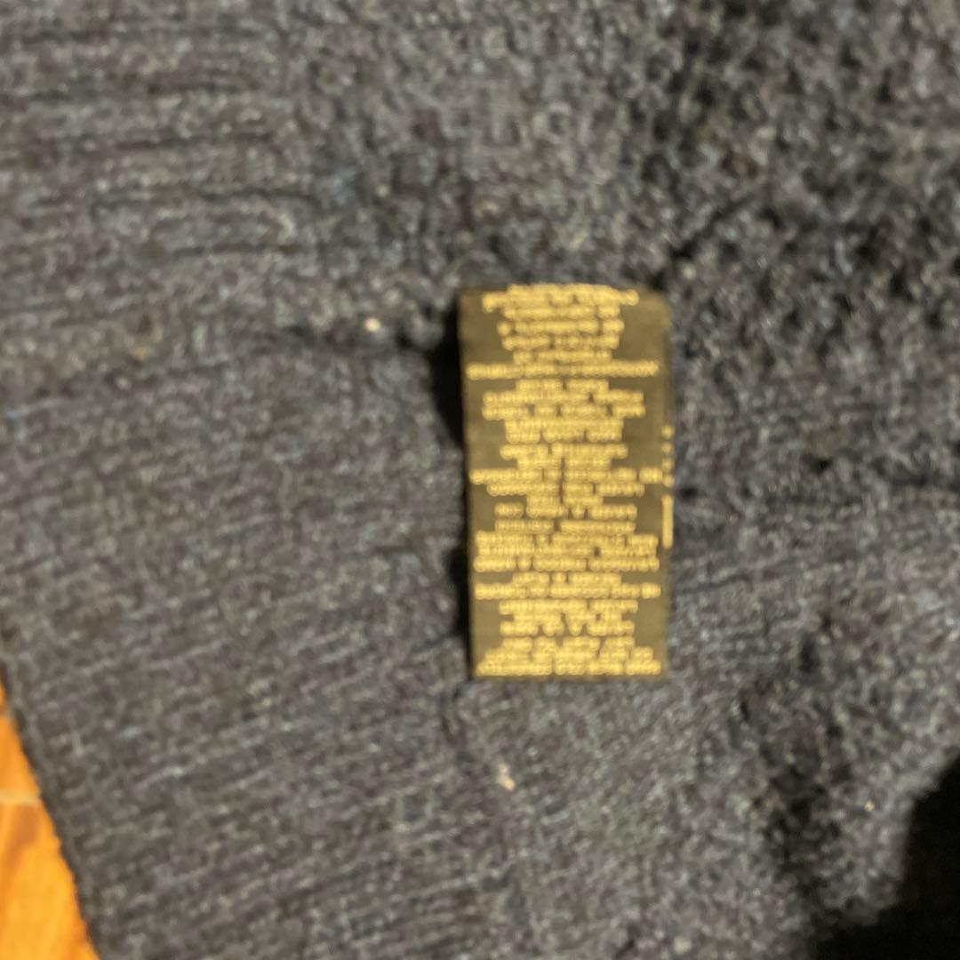 ネイビー ケーブルニット カーディガン