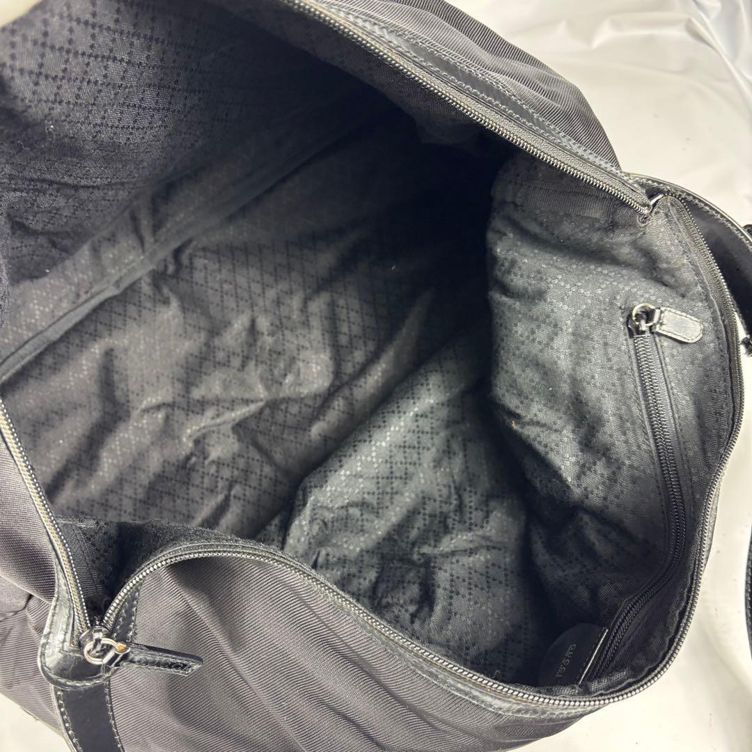 グッチ 大容量ボストンバッグ 　トラベルバッグ 　ナイロン×レザー　ブラック