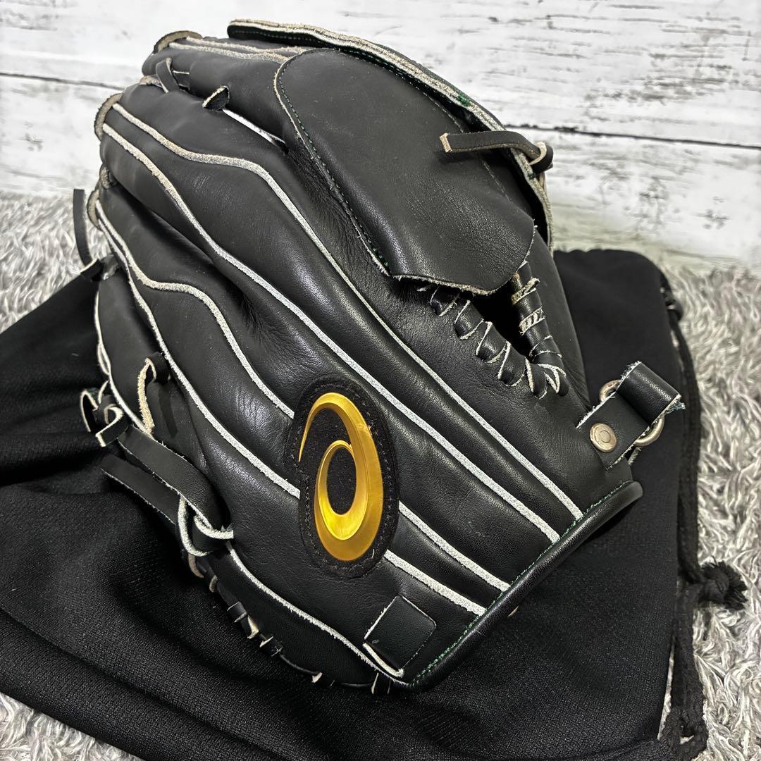 【美品】アシックス ダルビッシュ有モデル 軟式 投手用 グローブ 右投げ 限定品