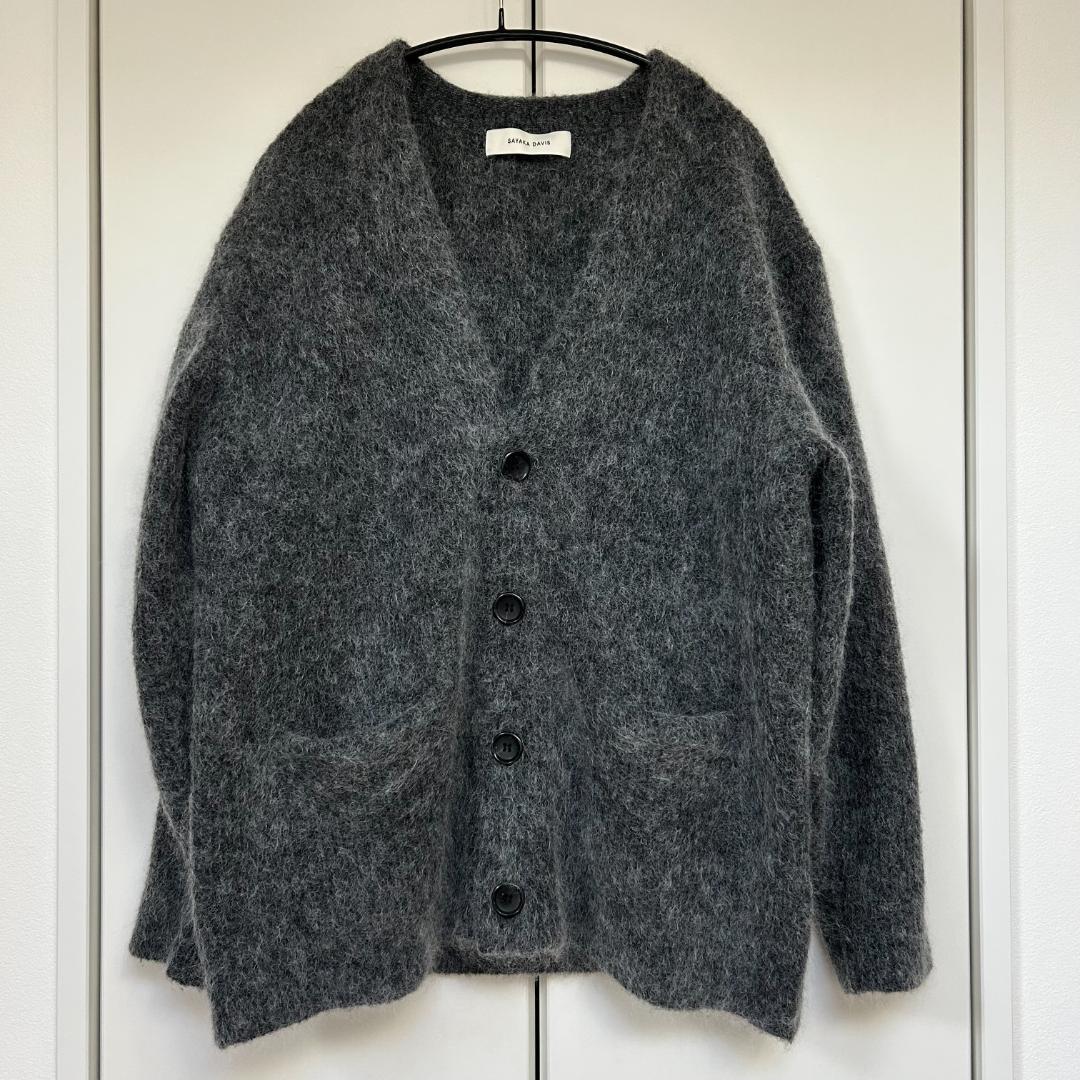 【ほぼ新品】SAYAKA DAVIS Cocoon Cardigan S グレー