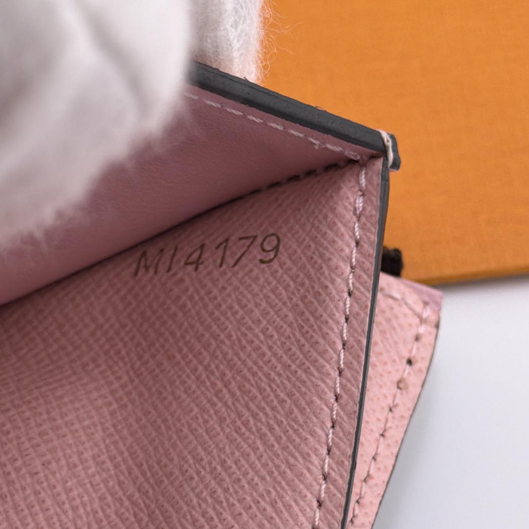 ひめルイヴィトン モノグラム ポルトフォイユ ゾエ ローズバレリーヌ