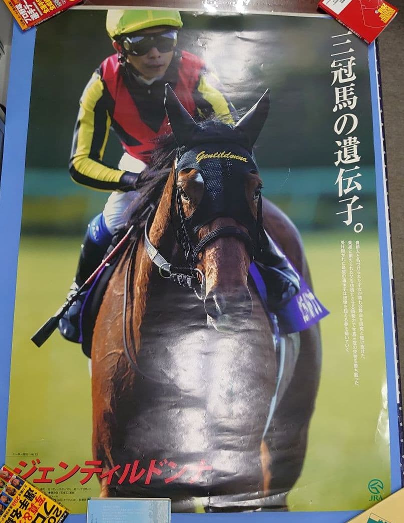 【非売品】ジェンティルドンナ ヒーロー列伝 ポスター ウマ娘 B1サイズ 競馬