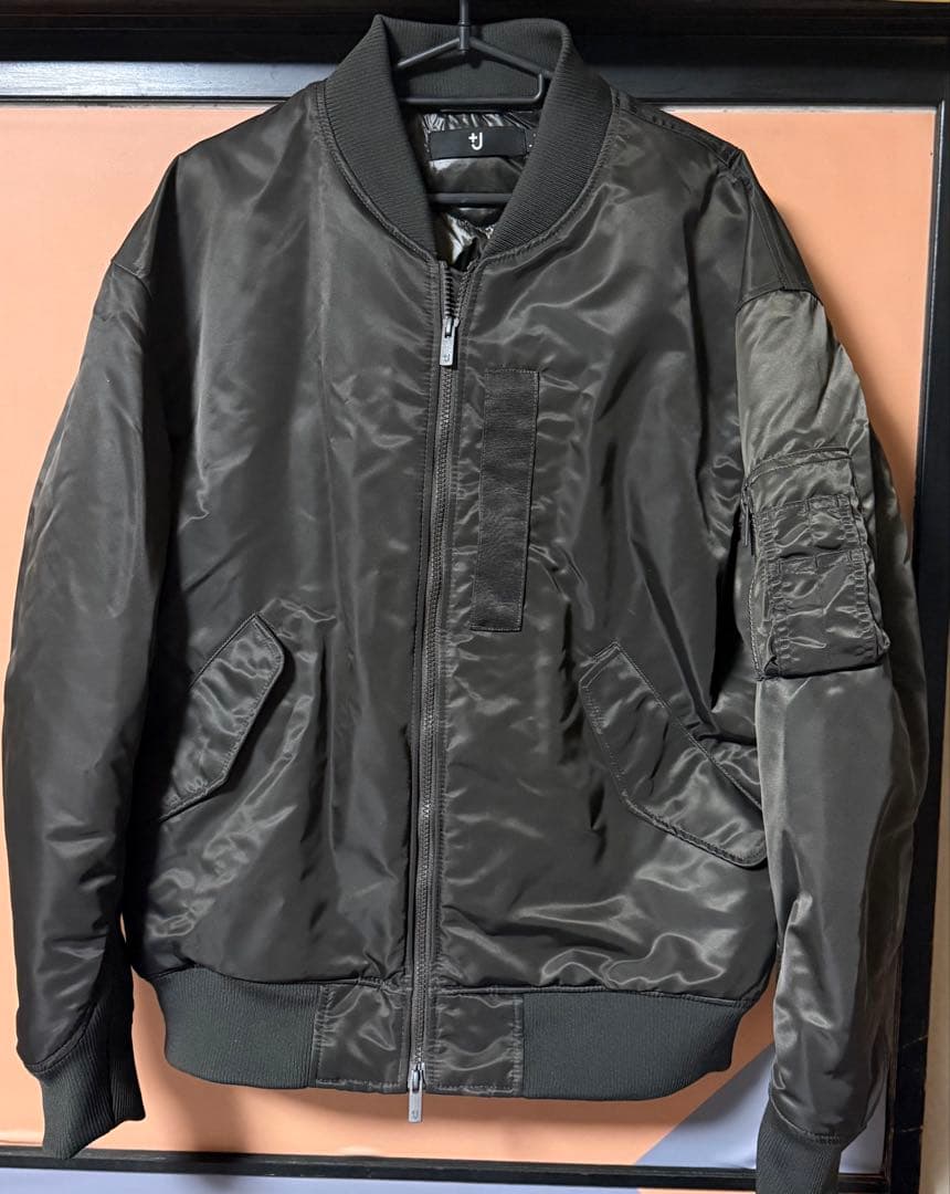 【UNIQLO +J 2021年モデル】MA-1 フライト ジャケットL