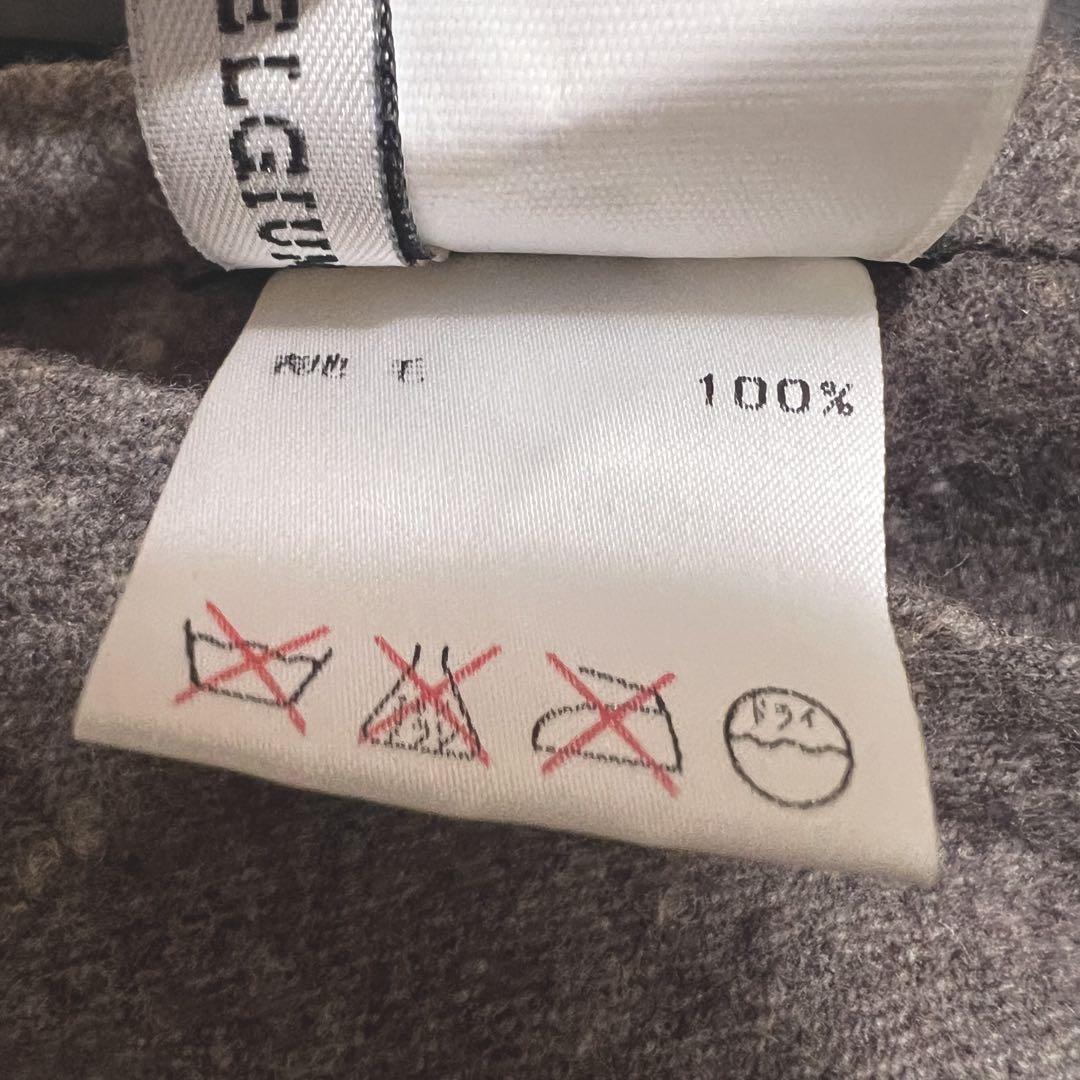 アンドゥムルメステール　変形巻きスカート　ブラウン　ウール