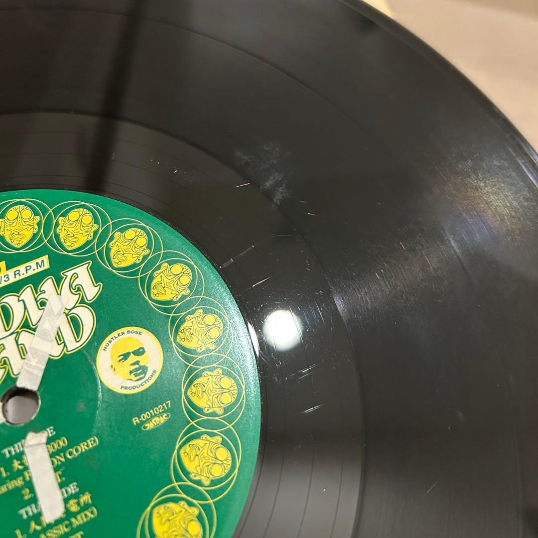 n*@様 BUDDHA BRAND 人間発電所 レコード 日本語ラップ 大怪我