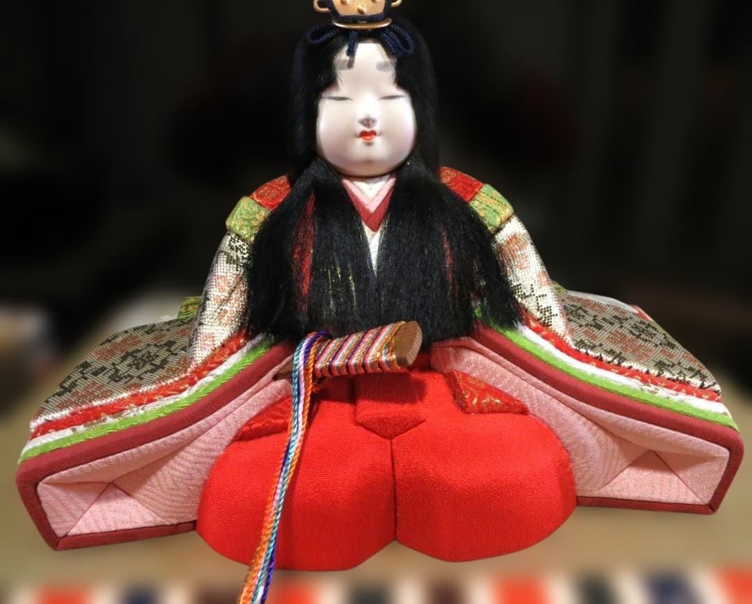 鈴木賢一作 八千代雛　佐賀錦