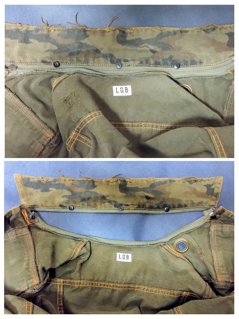 LGB初期　迷彩/ミリタリー　ダメージ加工　ジャケット