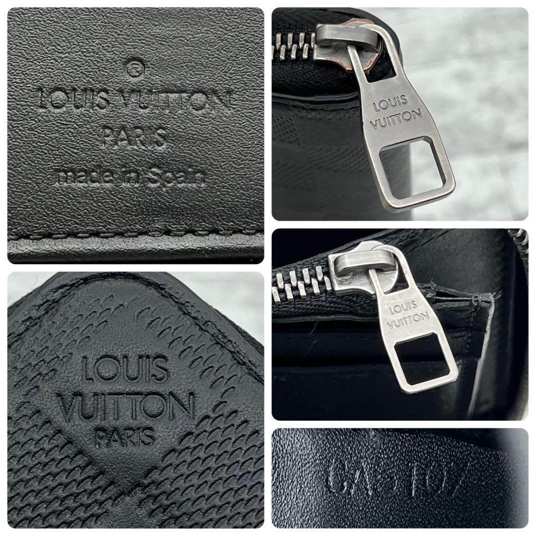 ★極美品★　ルイヴィトン　ダミエアンフィニ　ジッピーウォレット　ヴェルティカル