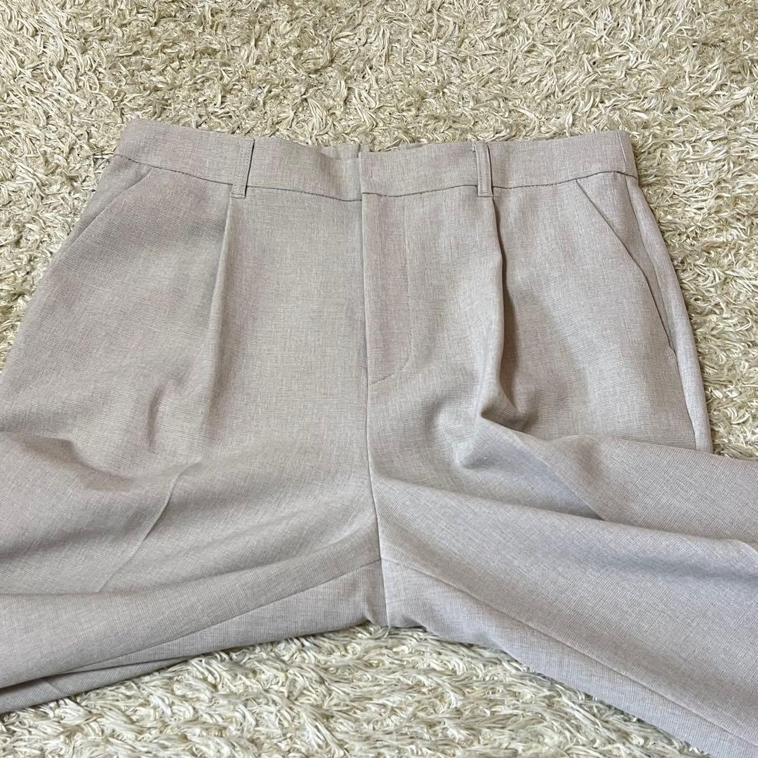 ☆未使用級☆アンタイトル　スーツセットアップ　ベージュ　XL　大きいサイズ