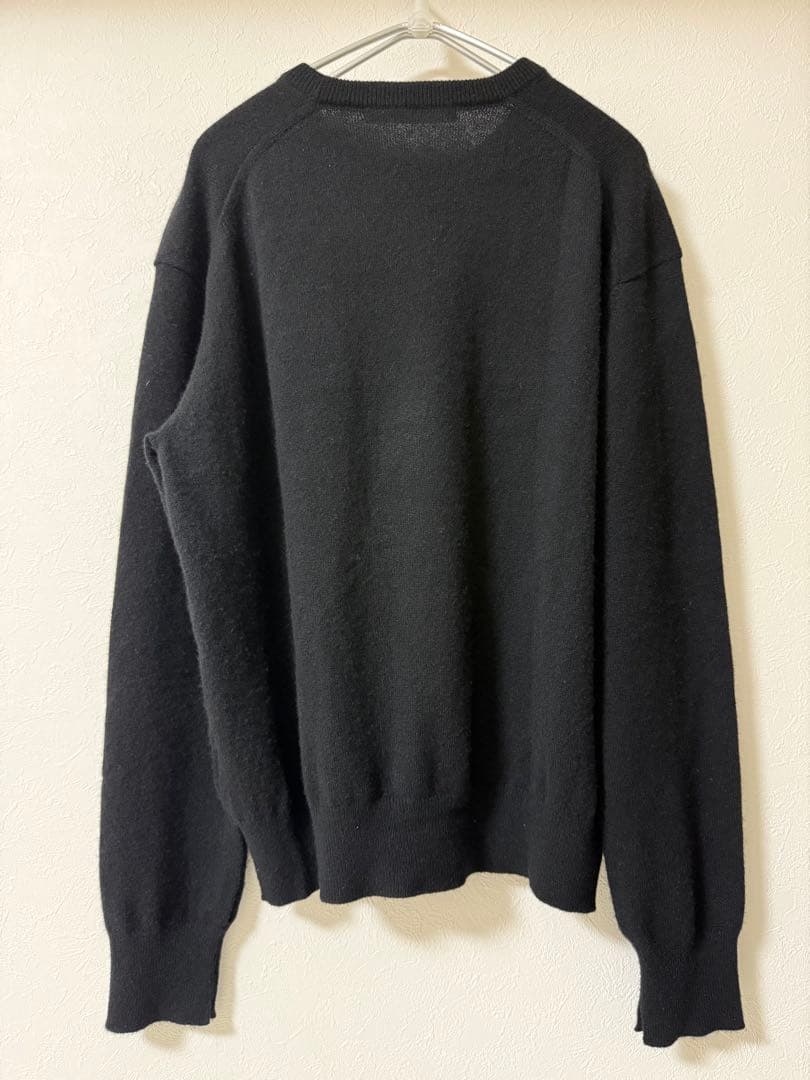 【アパルトモン】Cashmere C/N Poncho Knit ブラック