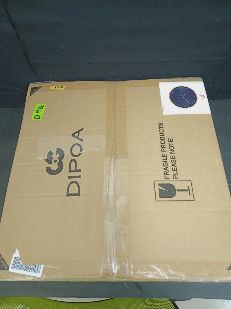 DIPOA 掛け時計 おしゃれ 木製 壁掛け時計 40cm 大きめ レトロ 静音