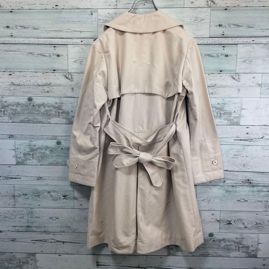45rpm ダブルブレストレンチコート　ライトベージュ　2サイズ　ベルト付き