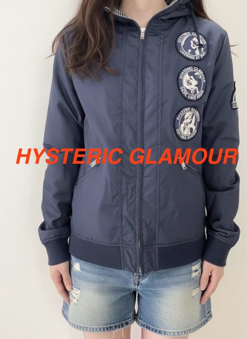 ヒステリックグラマー　ヒスガール　パーカー M ブルゾン　ジップアップ