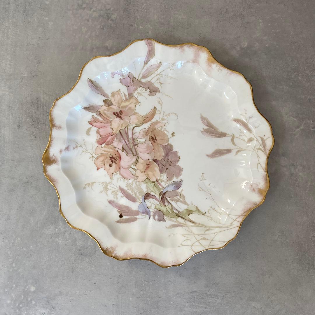 ロイヤルドルトン プレート バーズレム 英国アンティーク