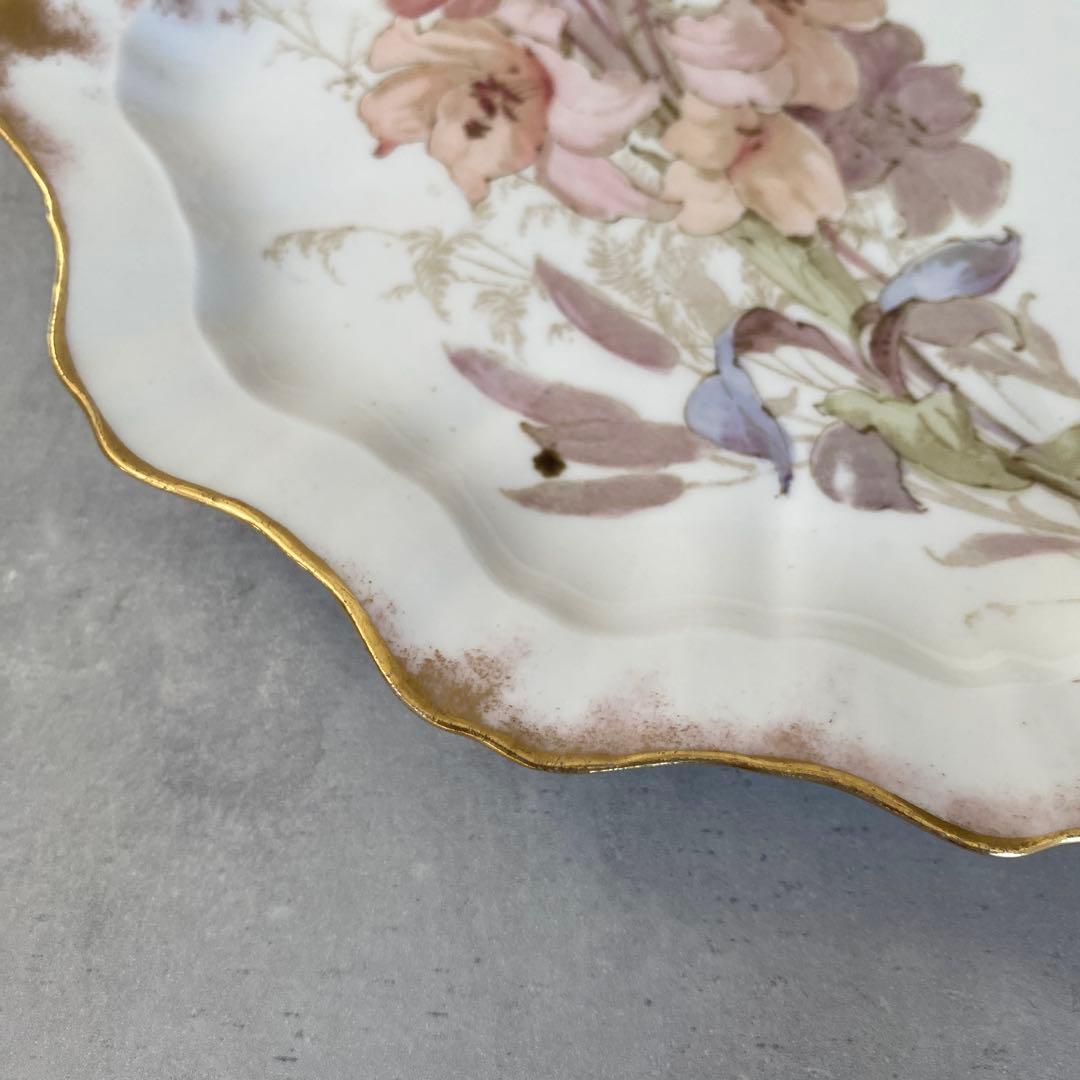 ロイヤルドルトン プレート バーズレム 英国アンティーク