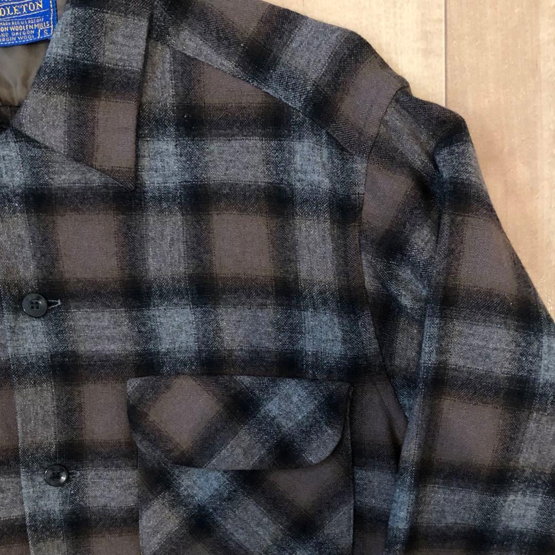 PENDLETON ブラウン系チェックネルシャツ