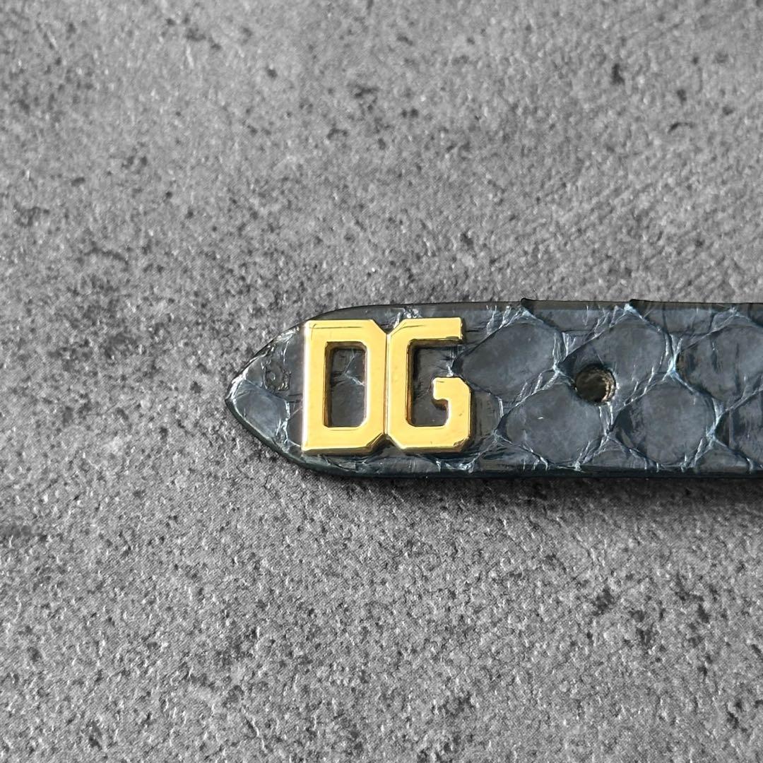 未使用タグ付き✨DOLCE&GABBANA クリスタルクロス　レザーブレスレット