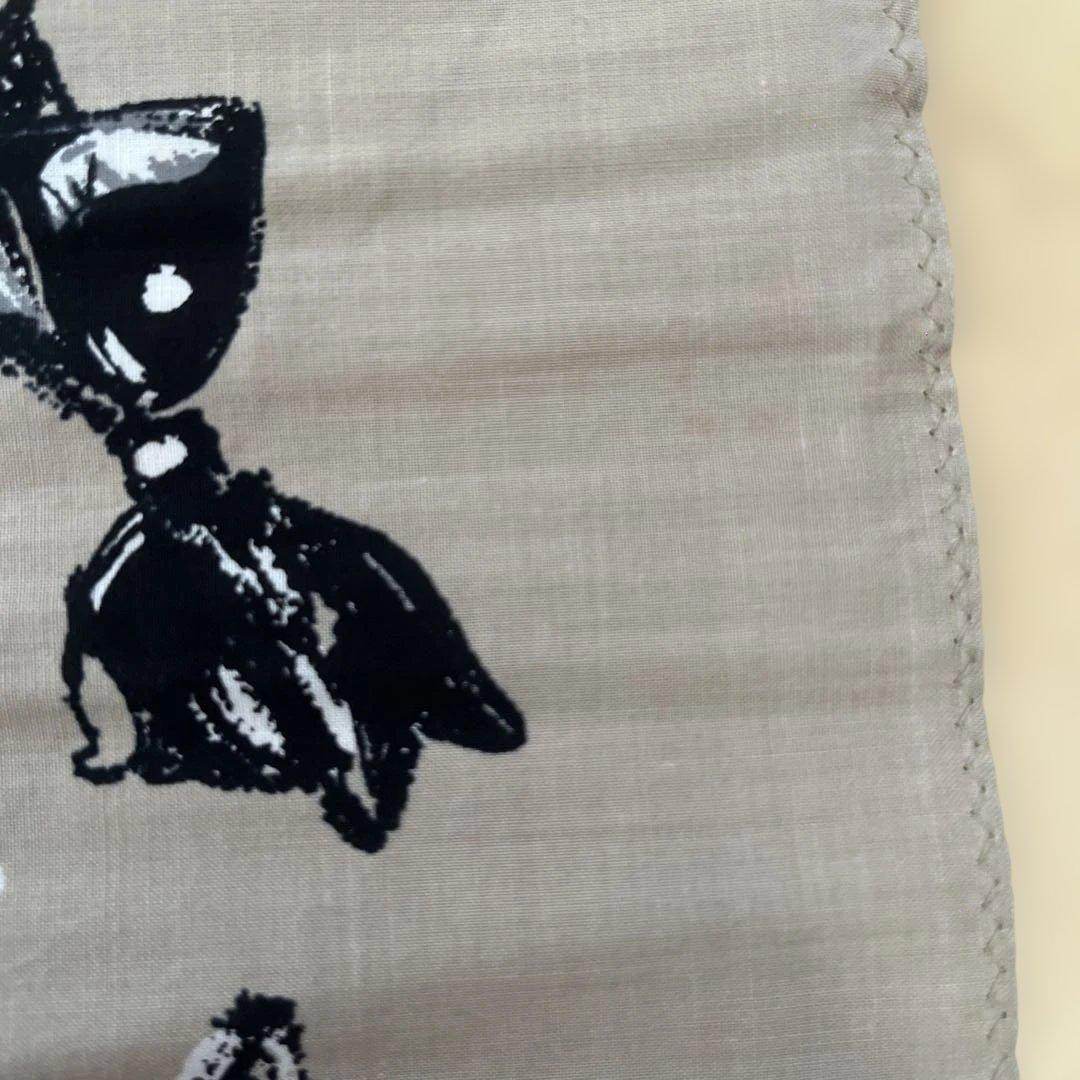 CHANEL ハンカチ　スカーフ　花と靴デザイン