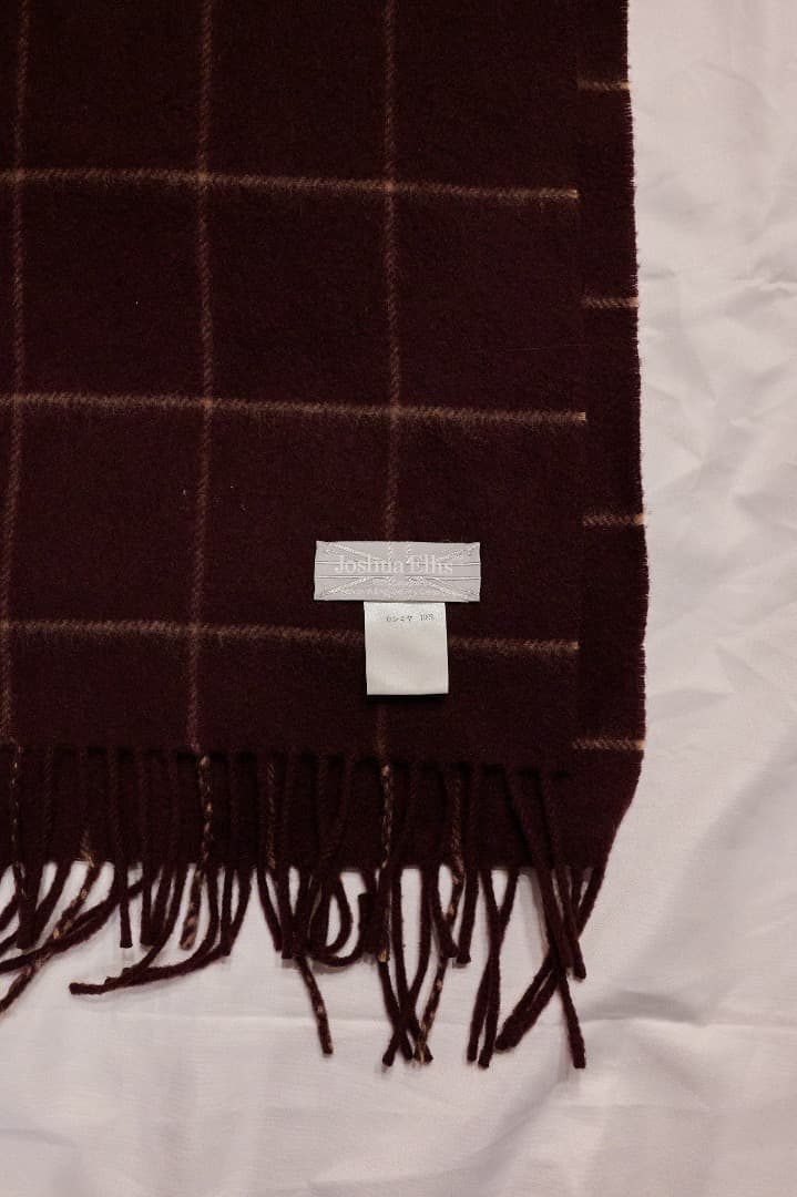 Joshua Ellis ジョシュアエリス カシミヤマフラー 美品