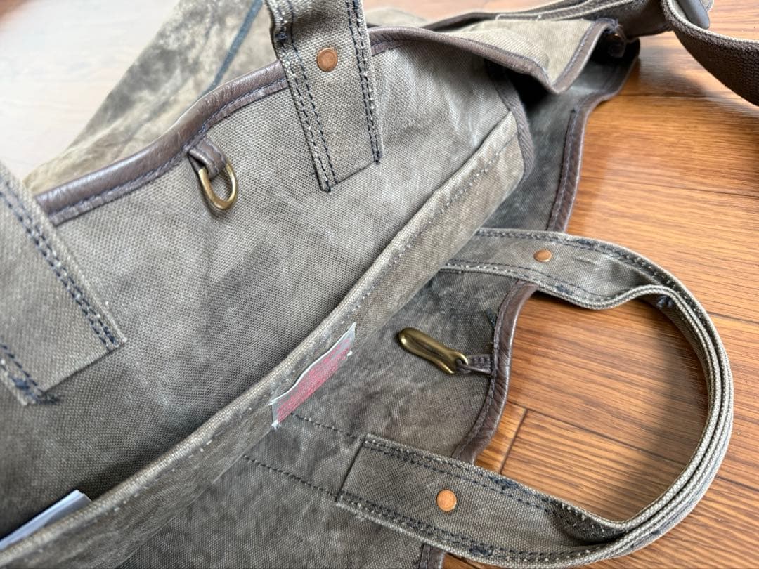 NICENESS P.I.LEDZ 柿渋染めトートバッグ ショルダーバッグ