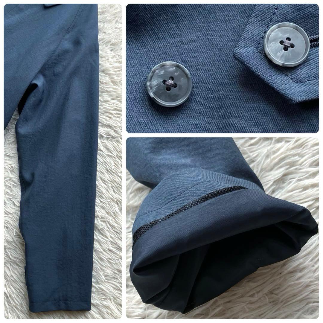 【未使用級 XL】ユナイテッドアローズ　ツイストバルカラーフォルムコート　紺