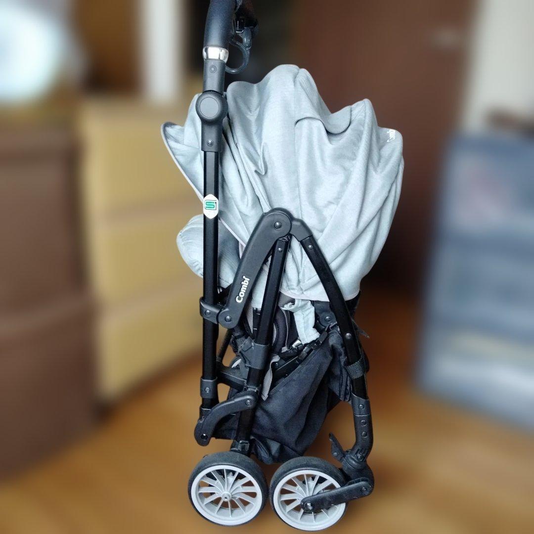 Combi グレー ベビーカー スゴカルminimo
