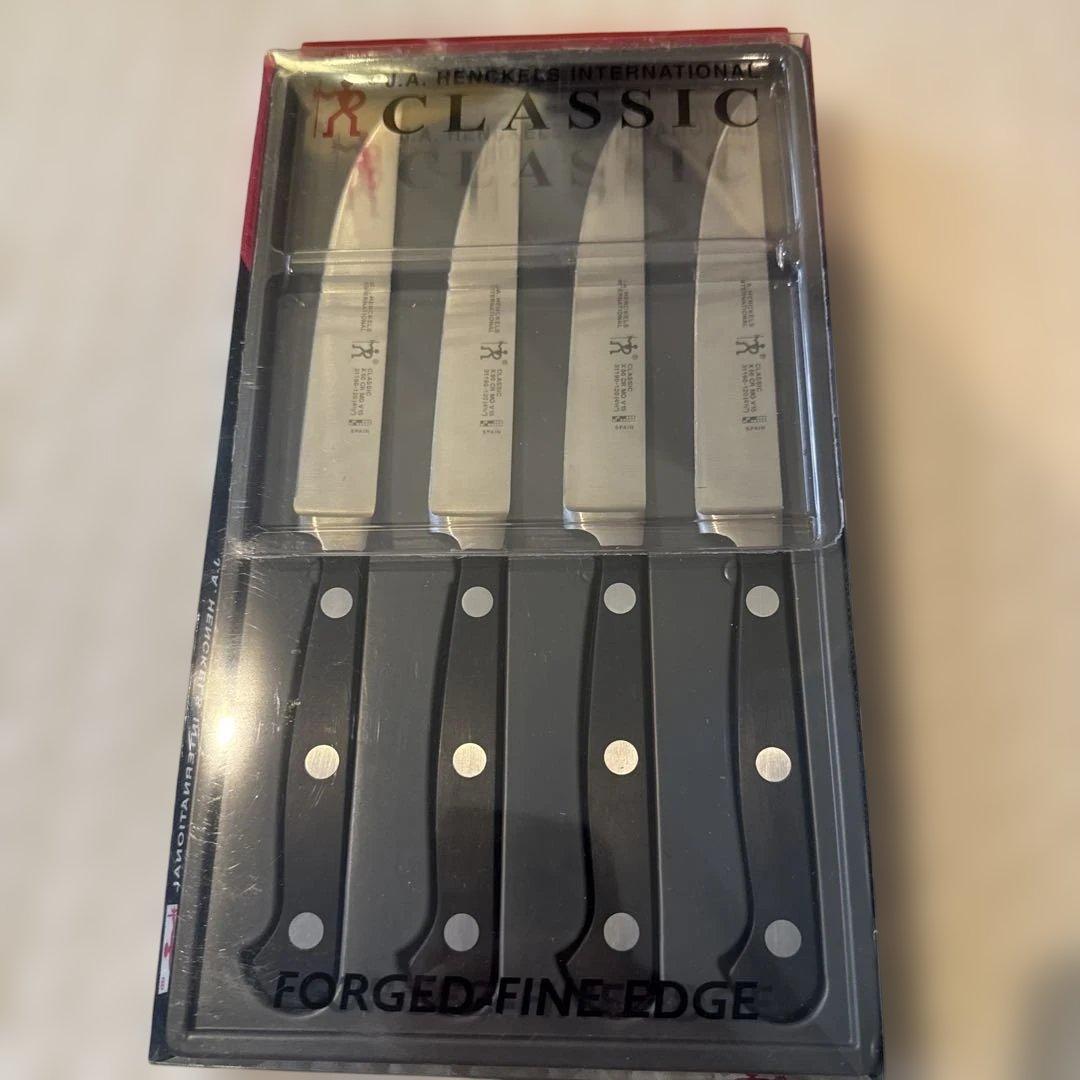 新品未使用品　ヘンケルス ステーキナイフ 4本セット　ハワイ購入